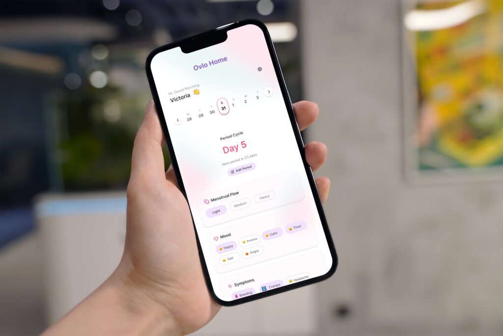 mockuuups hand holding an iphone 13 pro mockup